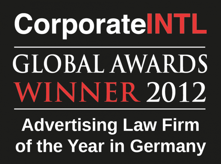 2023-04-14; 2012 Global Awards – Advertising Law Firm of the Year in Germany